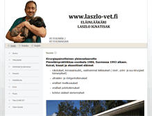 Tablet Screenshot of laszlo-vet.fi